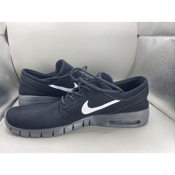 2016 Nike Stefan Janoski Max Black N White Mens 12 631303-009 NWOB main image 8